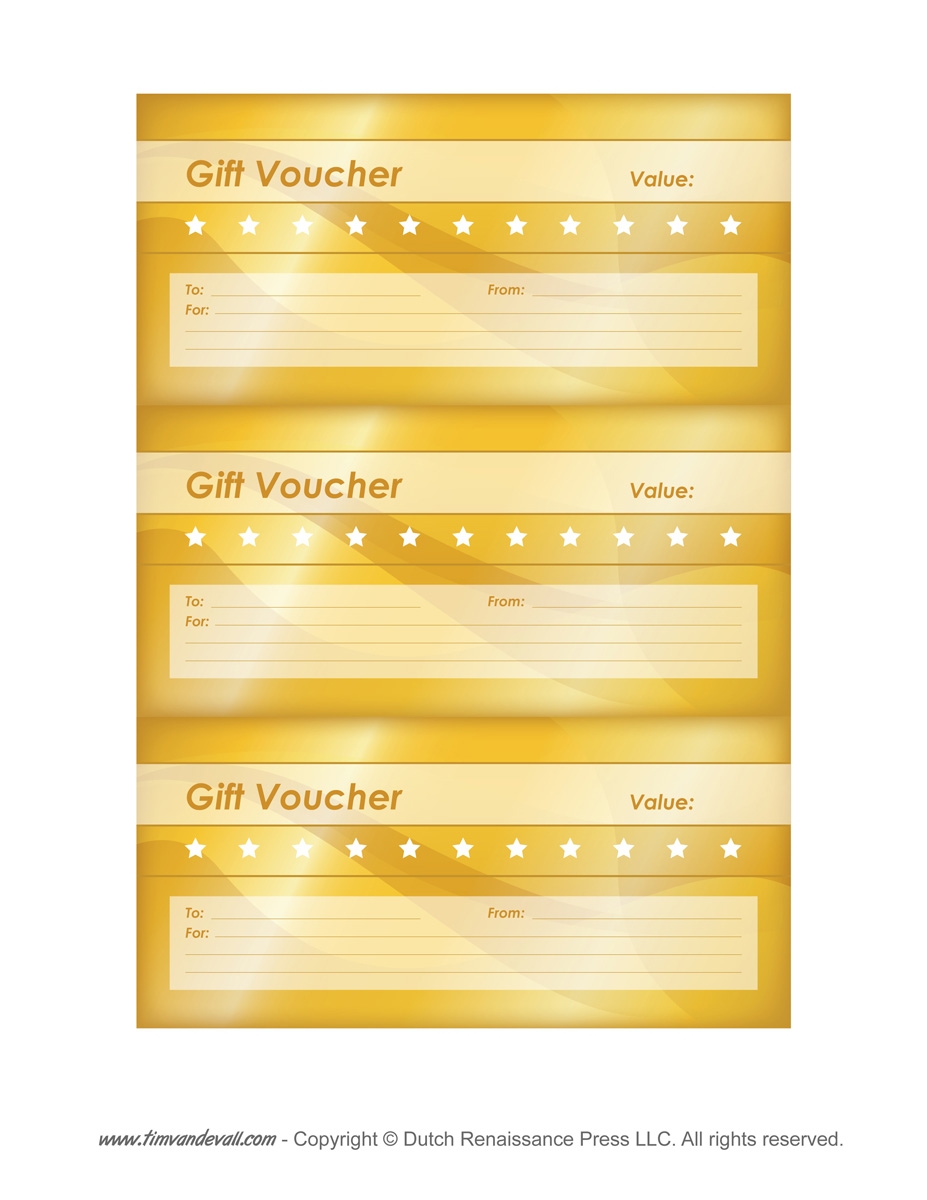 Voucher Template Free Printable Voucher Template Free Printable