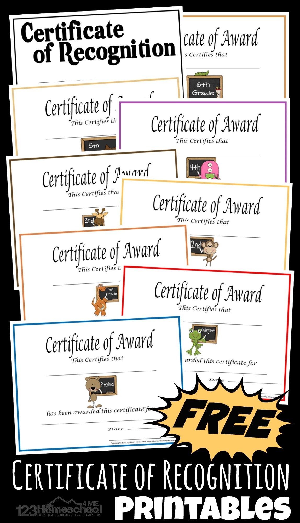  Free Printable Homeschool Certificate
