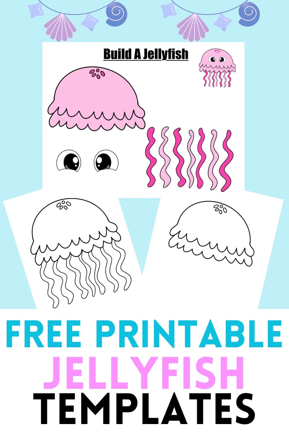 Free Printable Jellyfish Craft Template For Kids 
