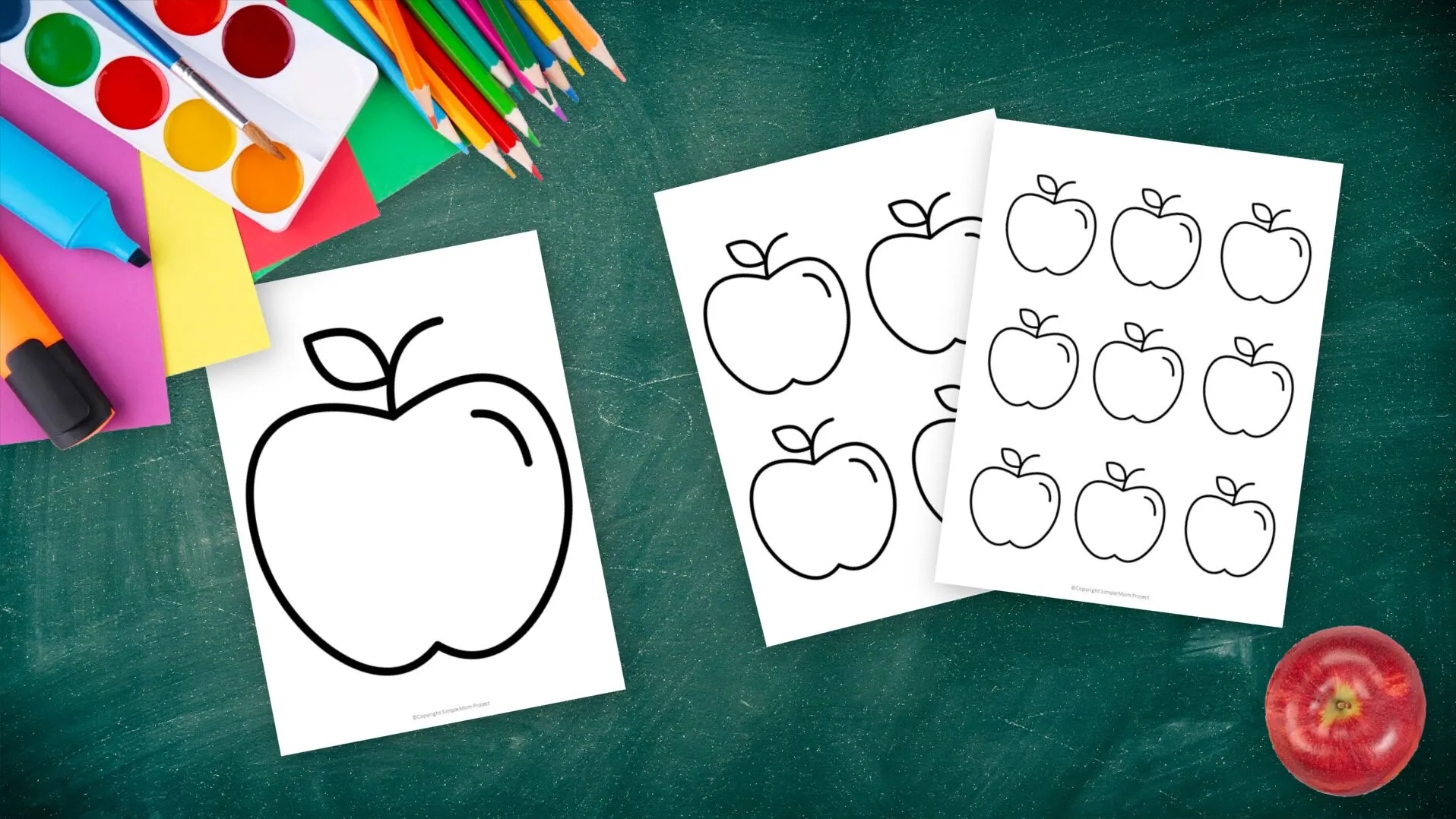 Free Printable Apple Template