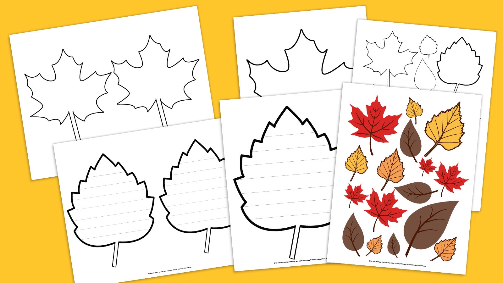 Printable Leaf Templates Free