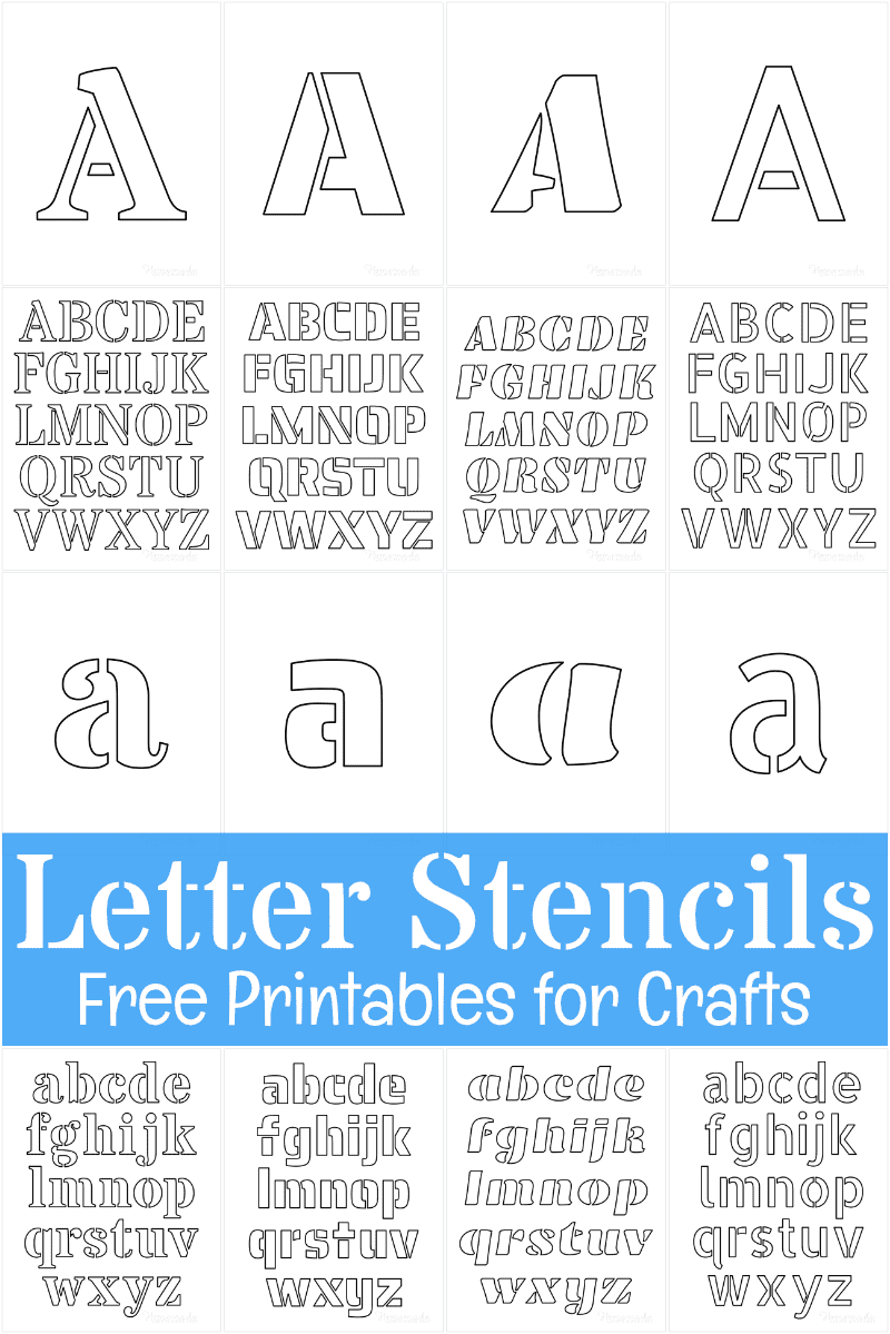 Free Printable Letter Stencils For Crafts Worksheets Library
