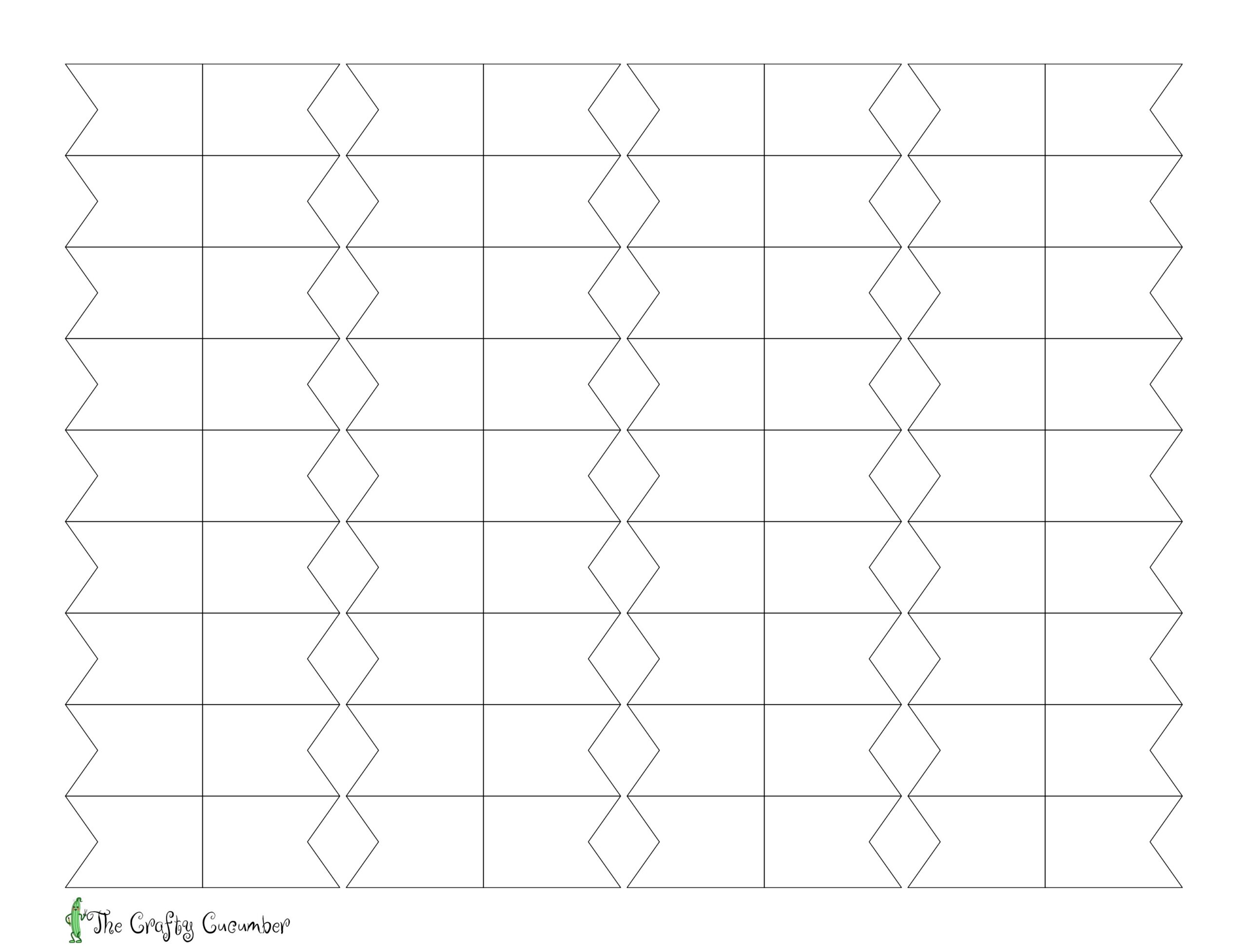 Free Printable Blank Flag Template