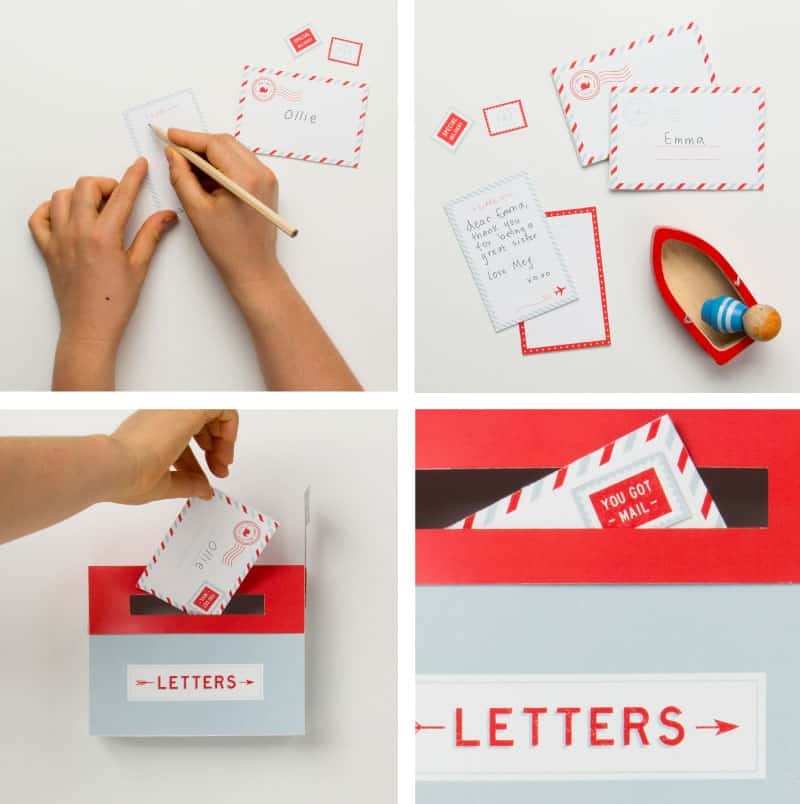 FREE PRINTABLE MAIL BOX FOR KIDS