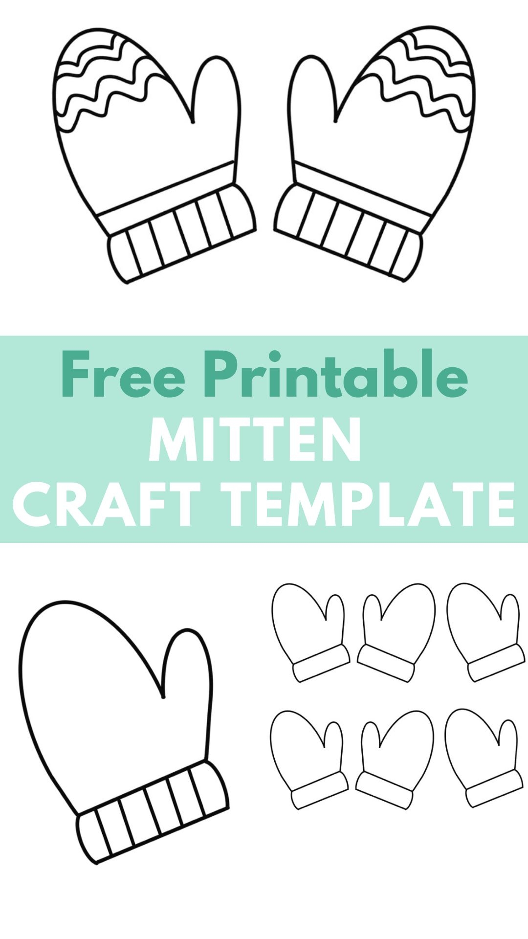 Free Mitten Printable Template