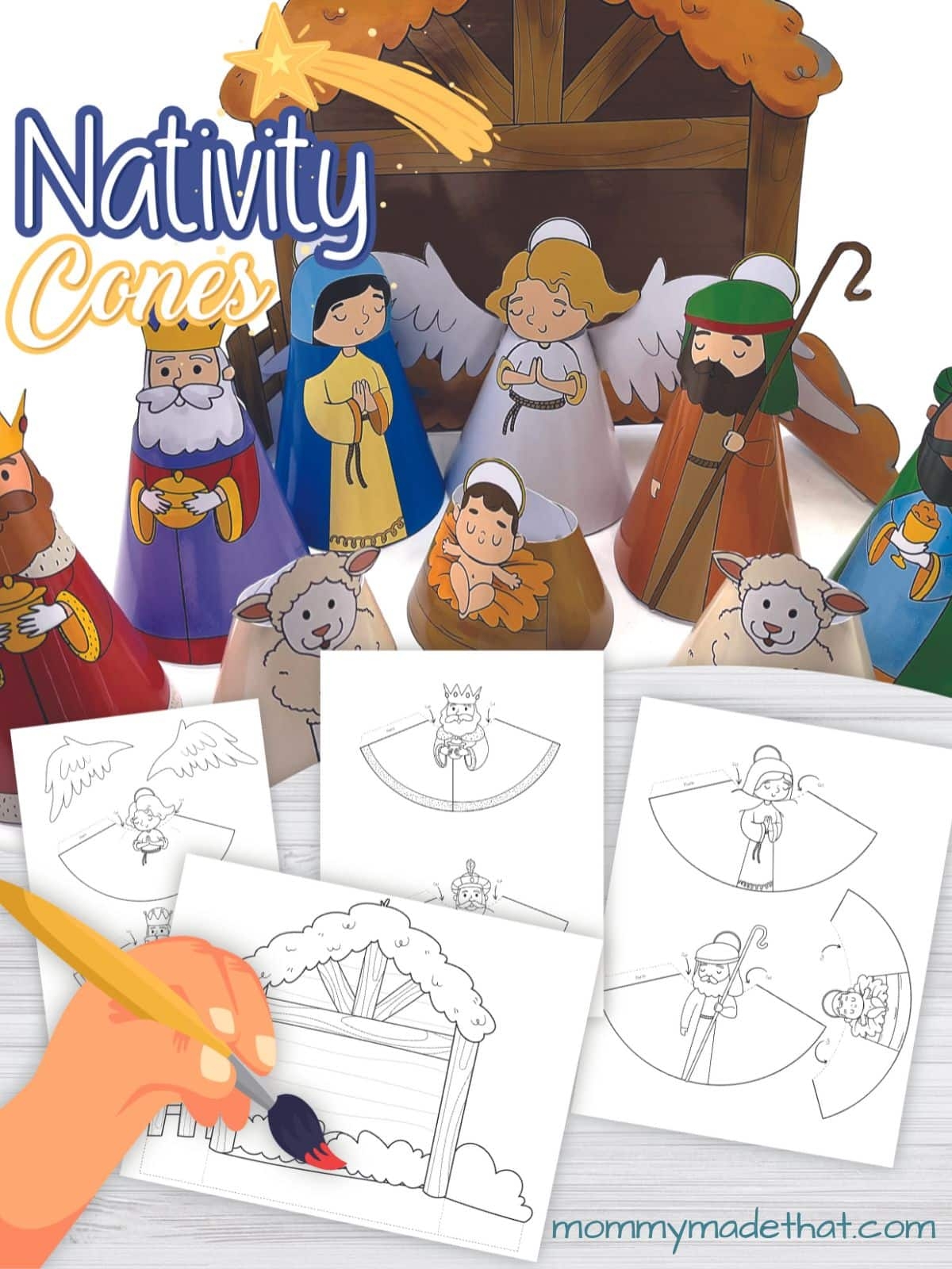 Free Printable Nativity Scene Templates