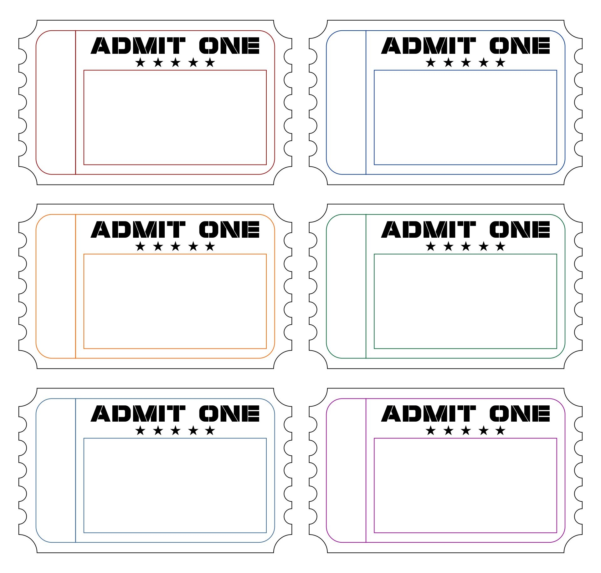 Free Printable Numbered Ticket Template Free Printables Online Worksheets Library
