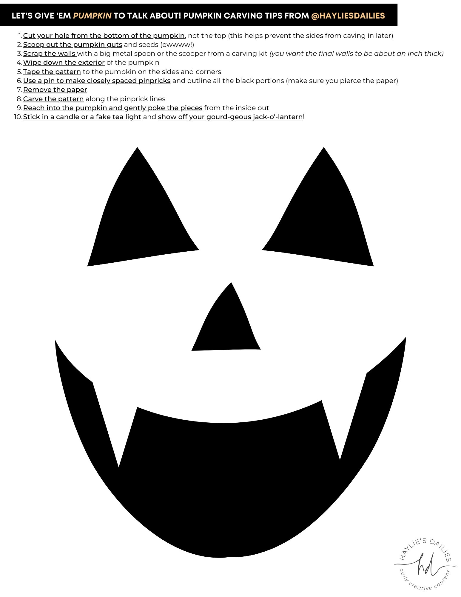 Free Printable Pumpkin Carving Patterns For The Most Boo tiful Jack o Lanterns In Town Haylie s Dailies Free Printable Pumpkin Carving Patterns For The Most Boo tiful Jack o Lanterns In Town Haylie s Dailies