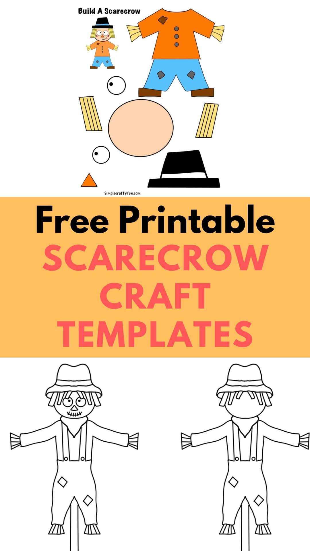 Free Scarecrow Template Printable
