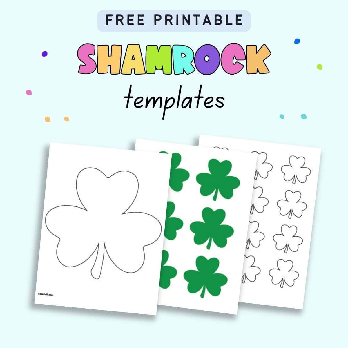 Shamrock Template Free Printable