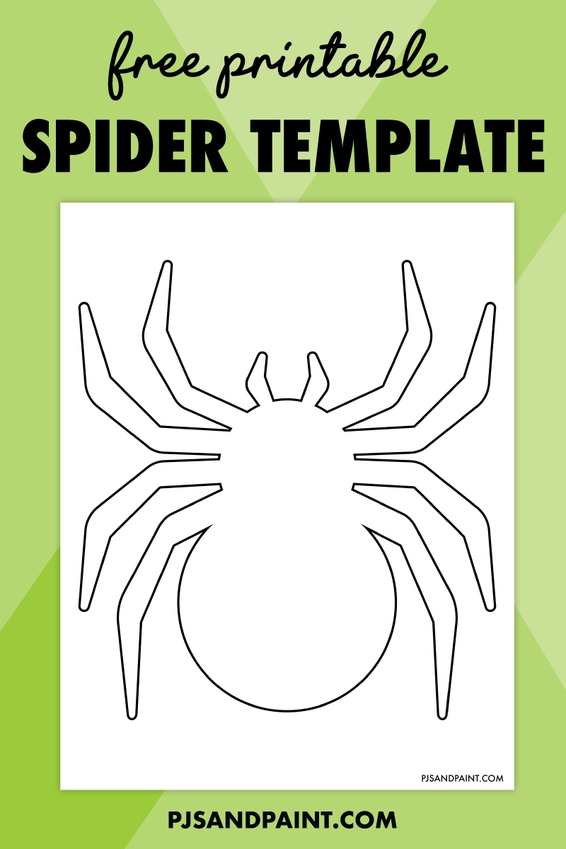 Free Printable Spider Template Pjs And Paint