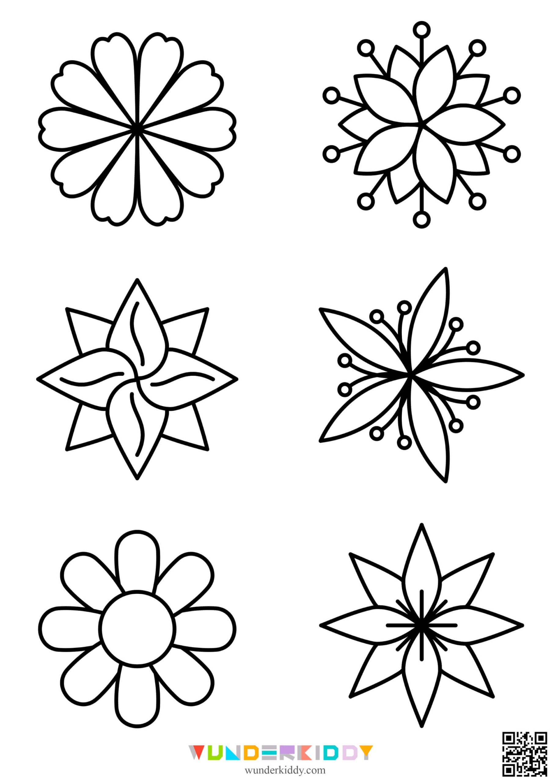 Free Printable Spring Flower Templates For Kids PDF Worksheets Library