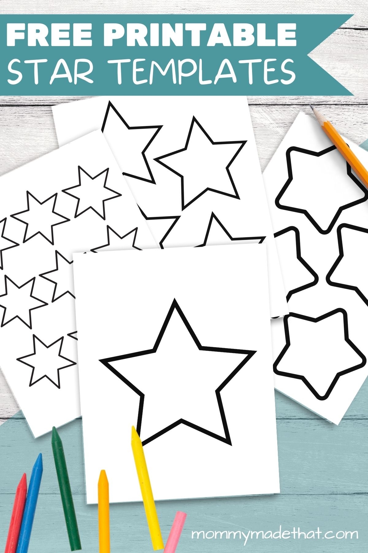Free Printable Star Templates Giant List Of Shapes And Sizes