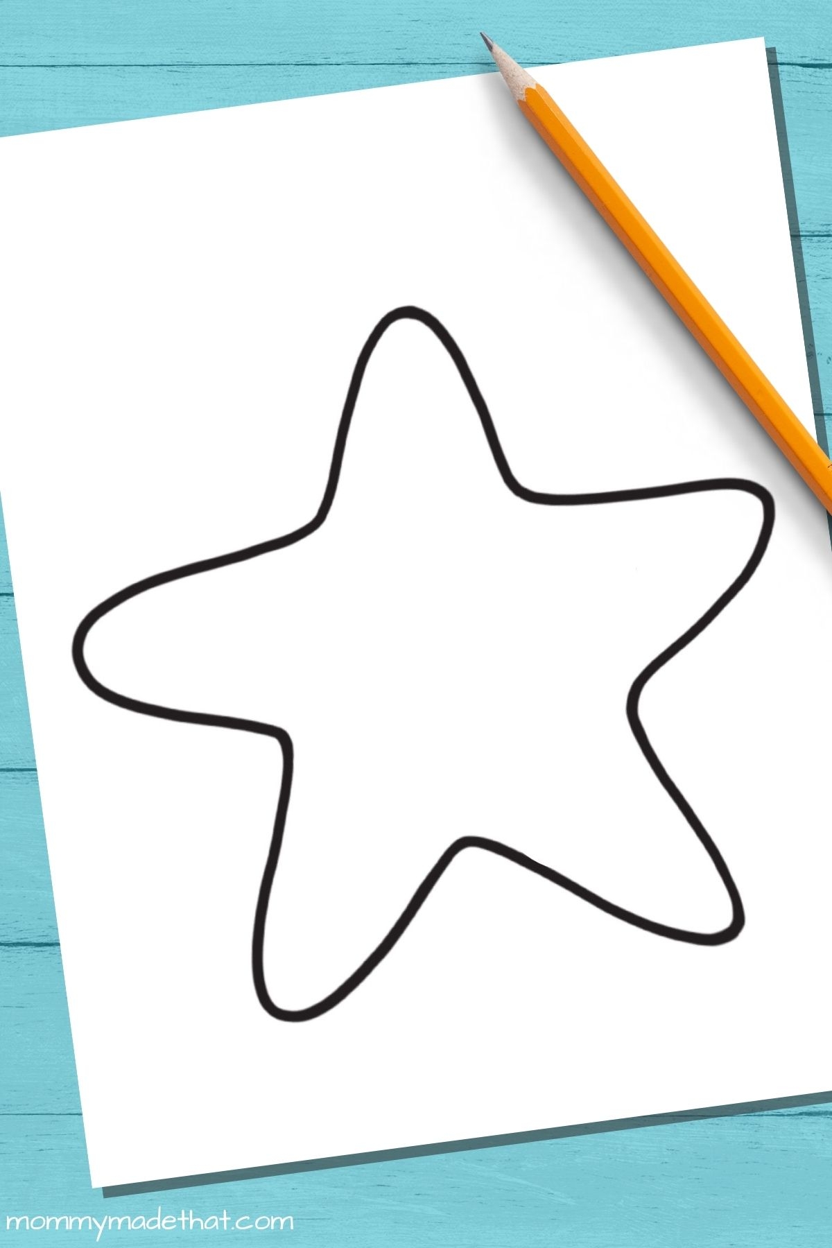 Starfish Template Free Printable
