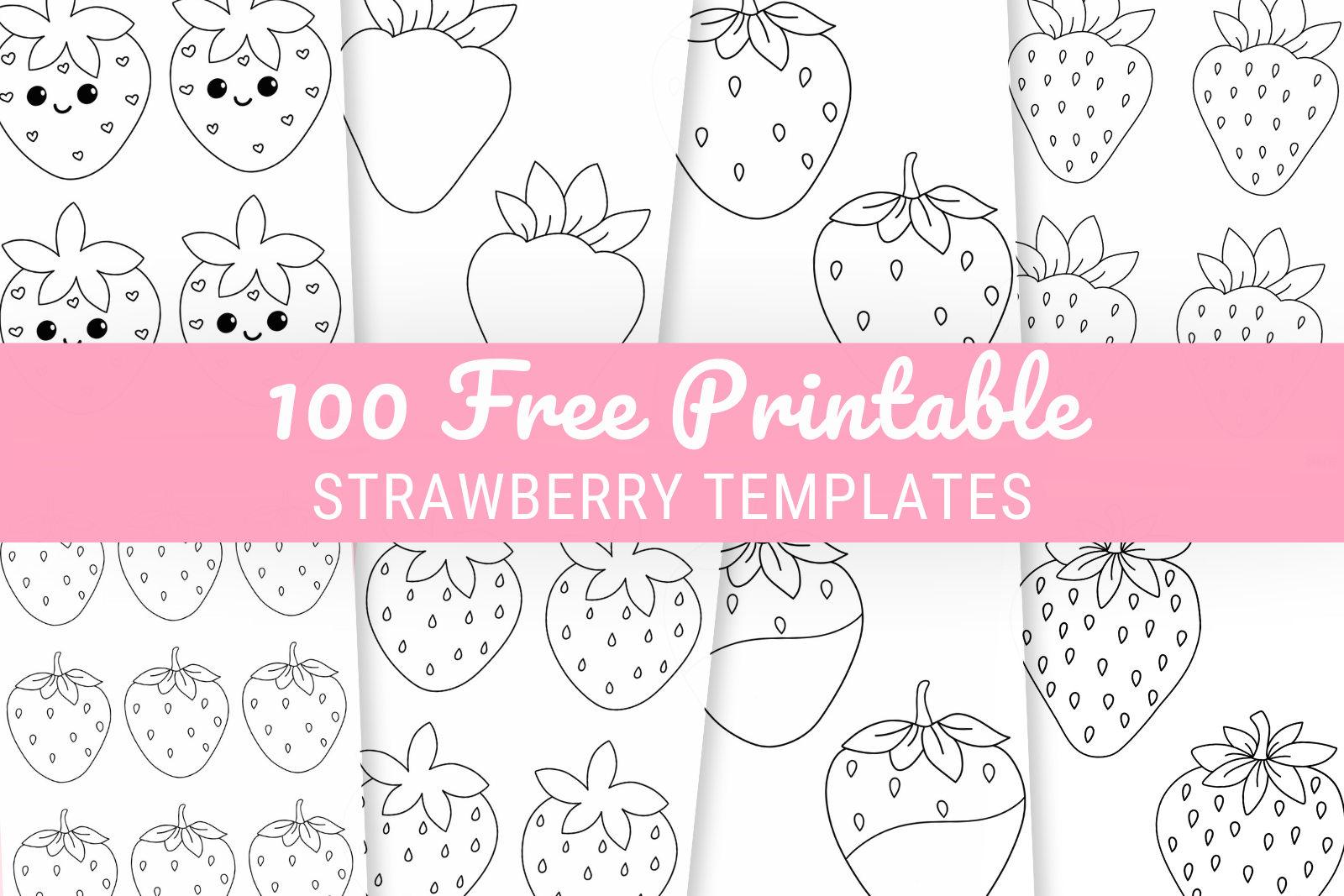 Free Printable Strawberry Templates Free Printable Strawberry Templates