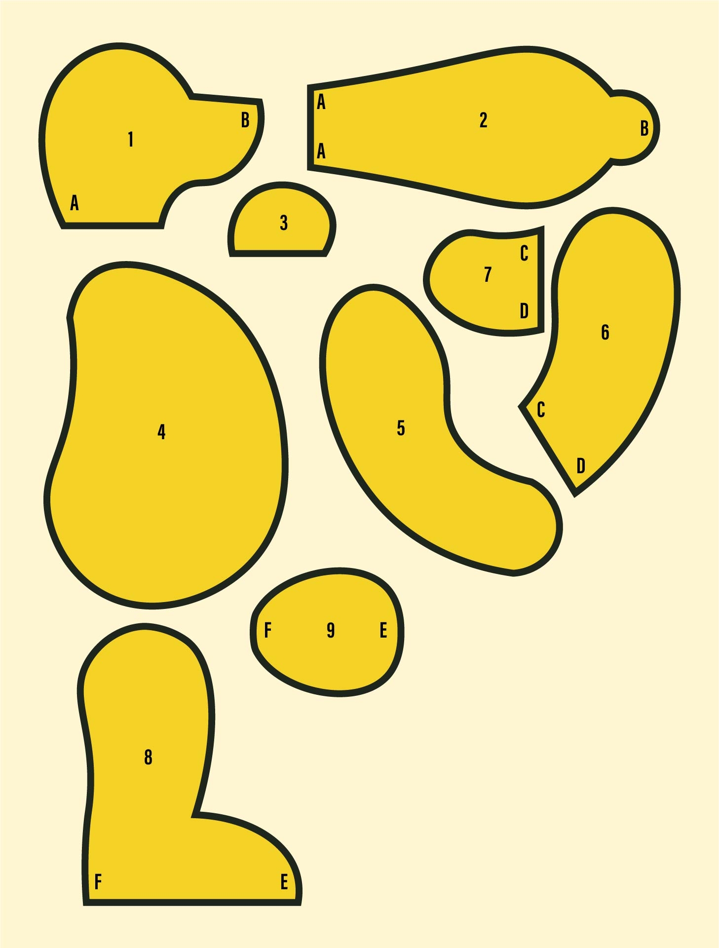 Teddy Bear Template Free Printable