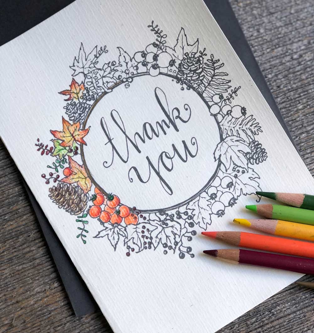 Thank You Card Template Free Printable