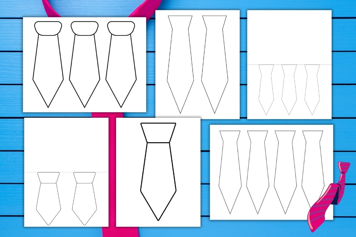 Free Printable Tie Template For Crafts Free Printable Tie Template For Crafts