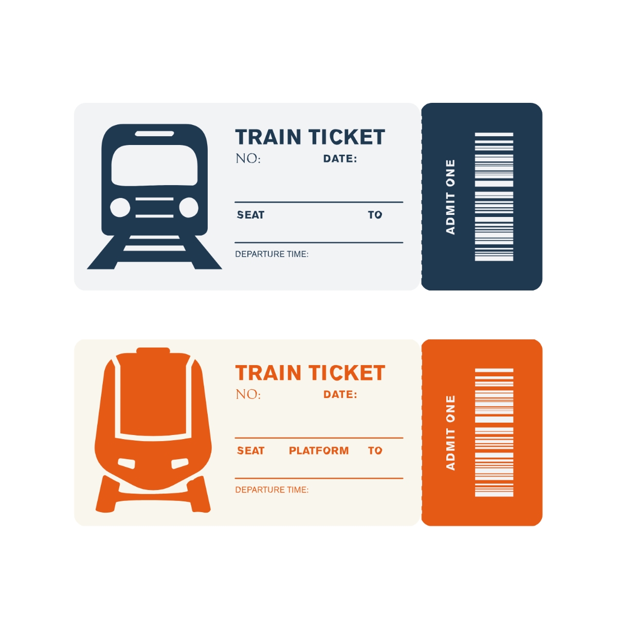 Free Printable Train Template