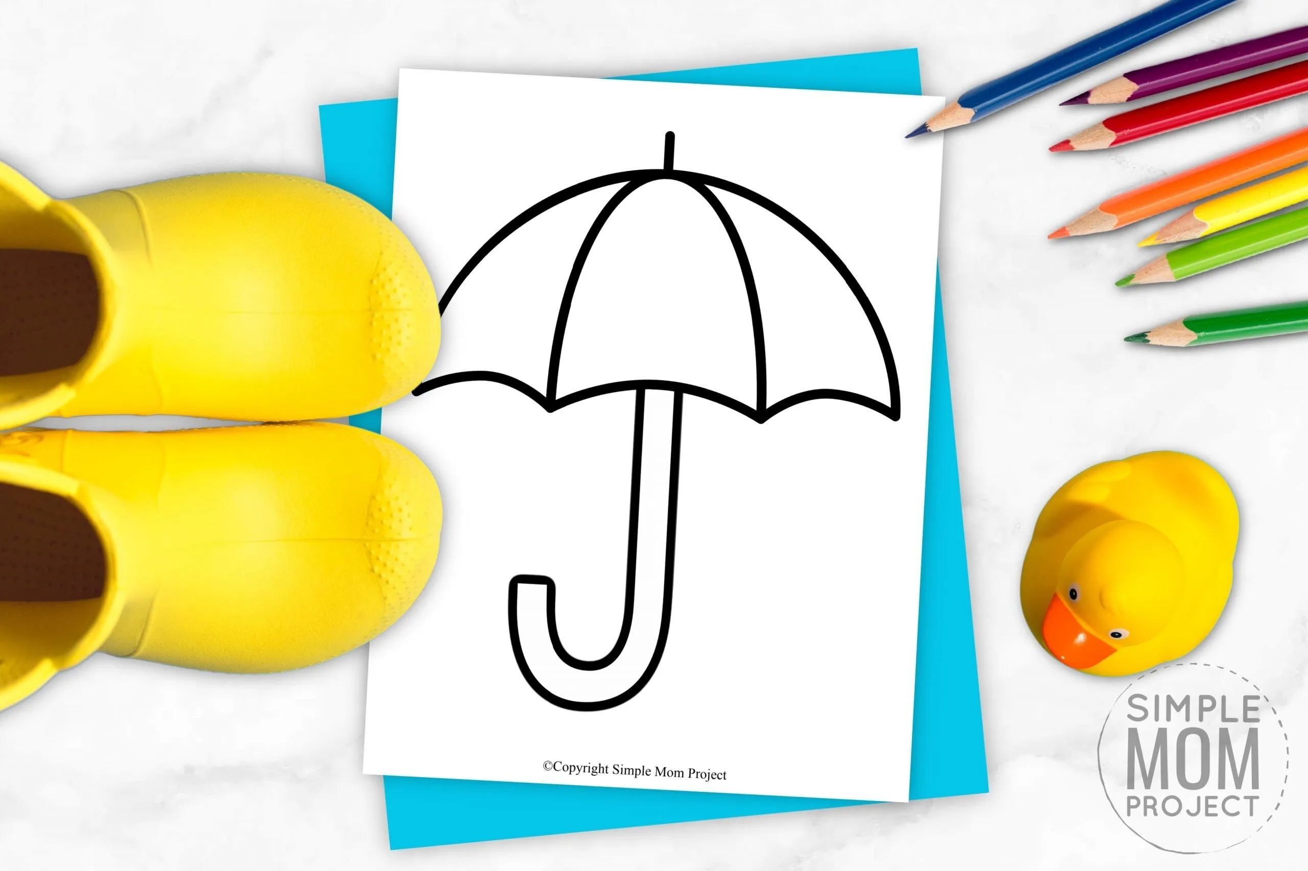 Free Printable Umbrella Template