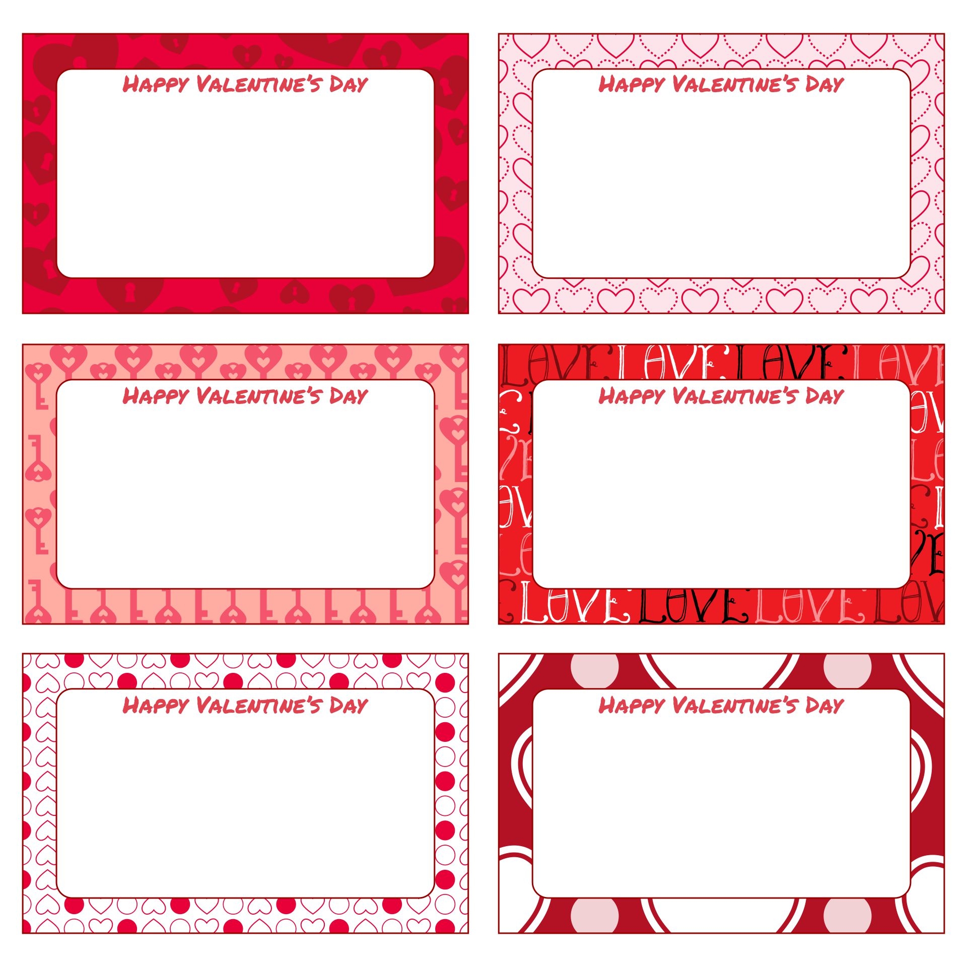Free Printable Valentines Day Name Tags Printable Party Favors