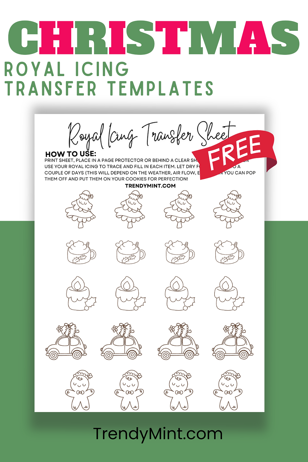 Free Printable Cookie Template Free Printable Cookie Template