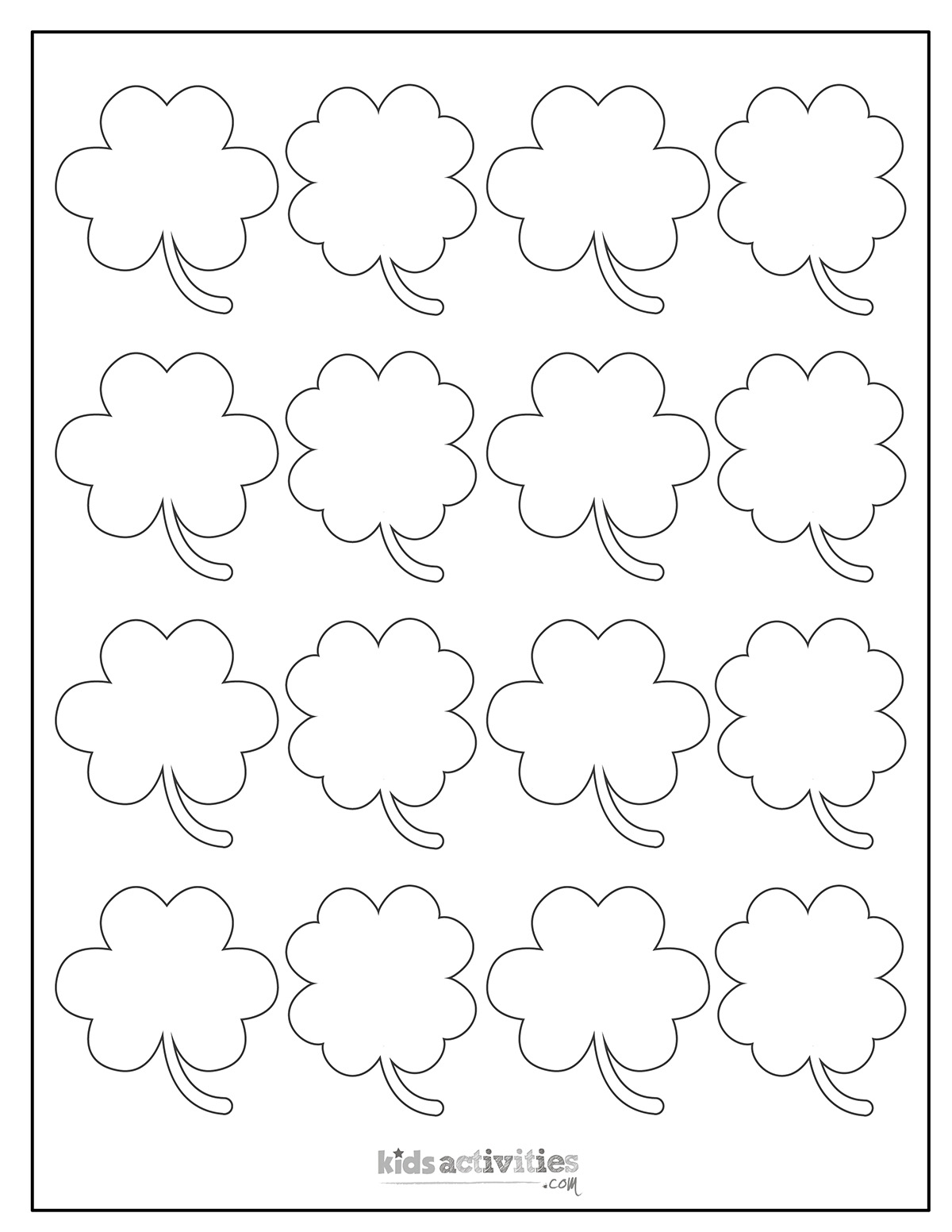 Free Shamrock Template For St Patrick s Day Crafts Kids Activities Blog Free Shamrock Template For St Patrick s Day Crafts Kids Activities Blog