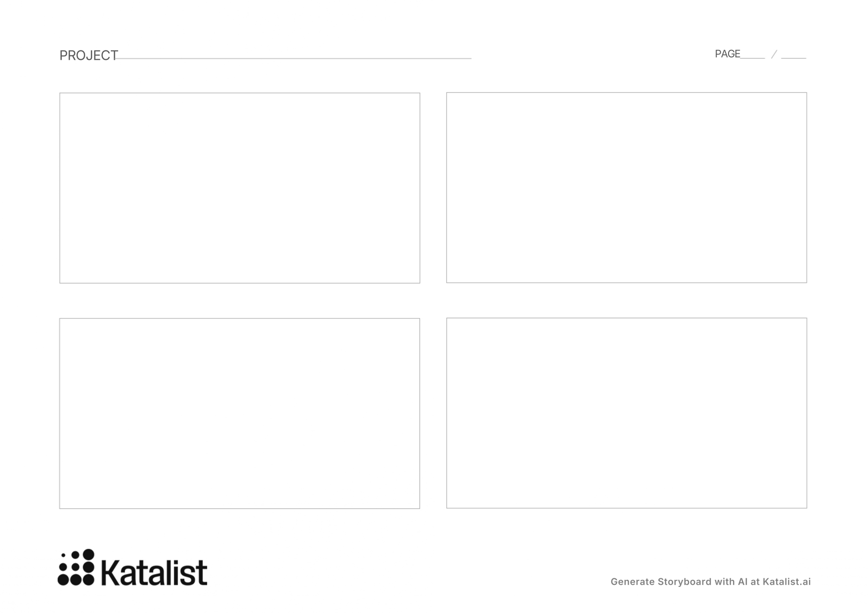Free Printable Storyboard Template