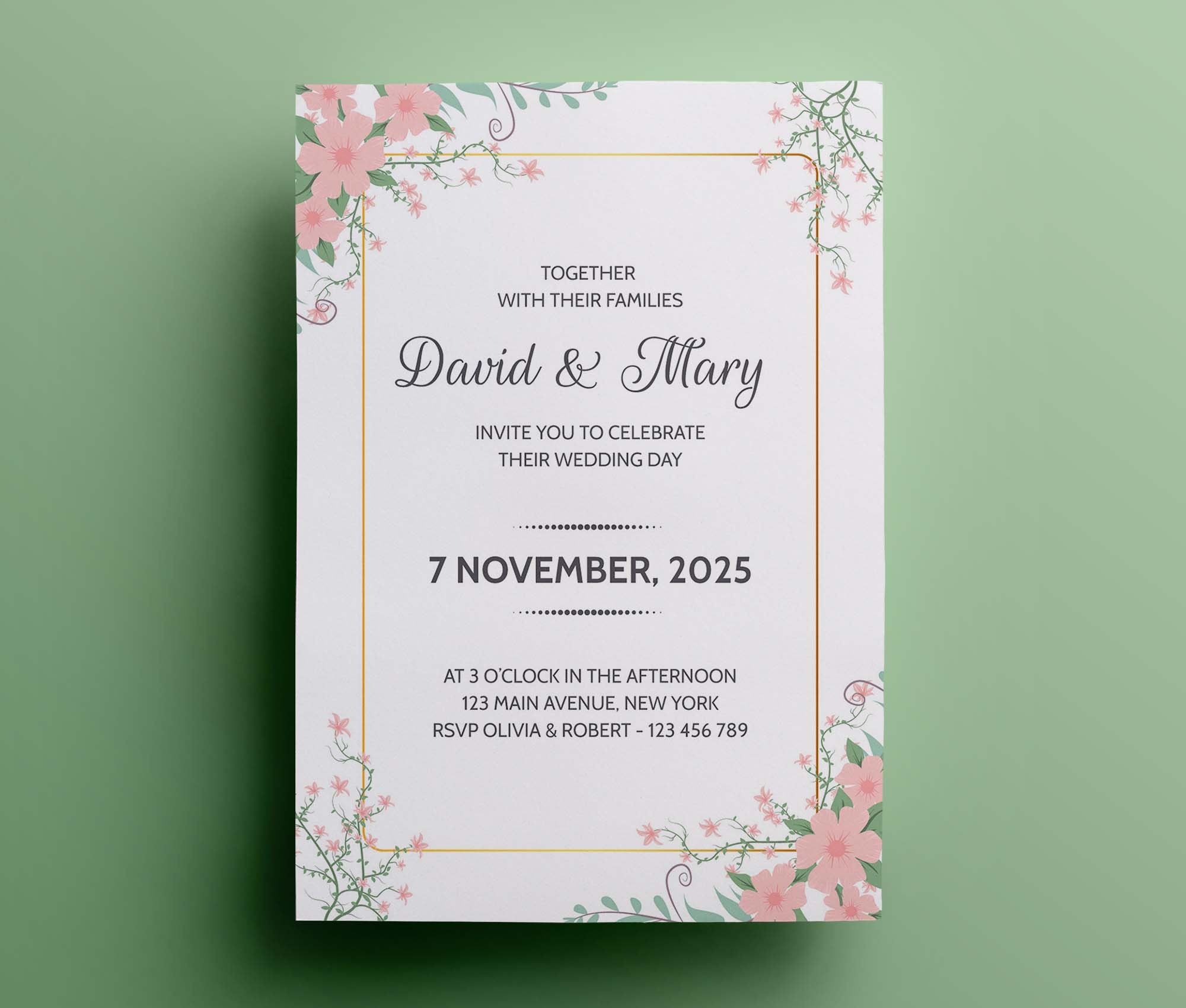 Free Online Wedding Invitation Templates Printable