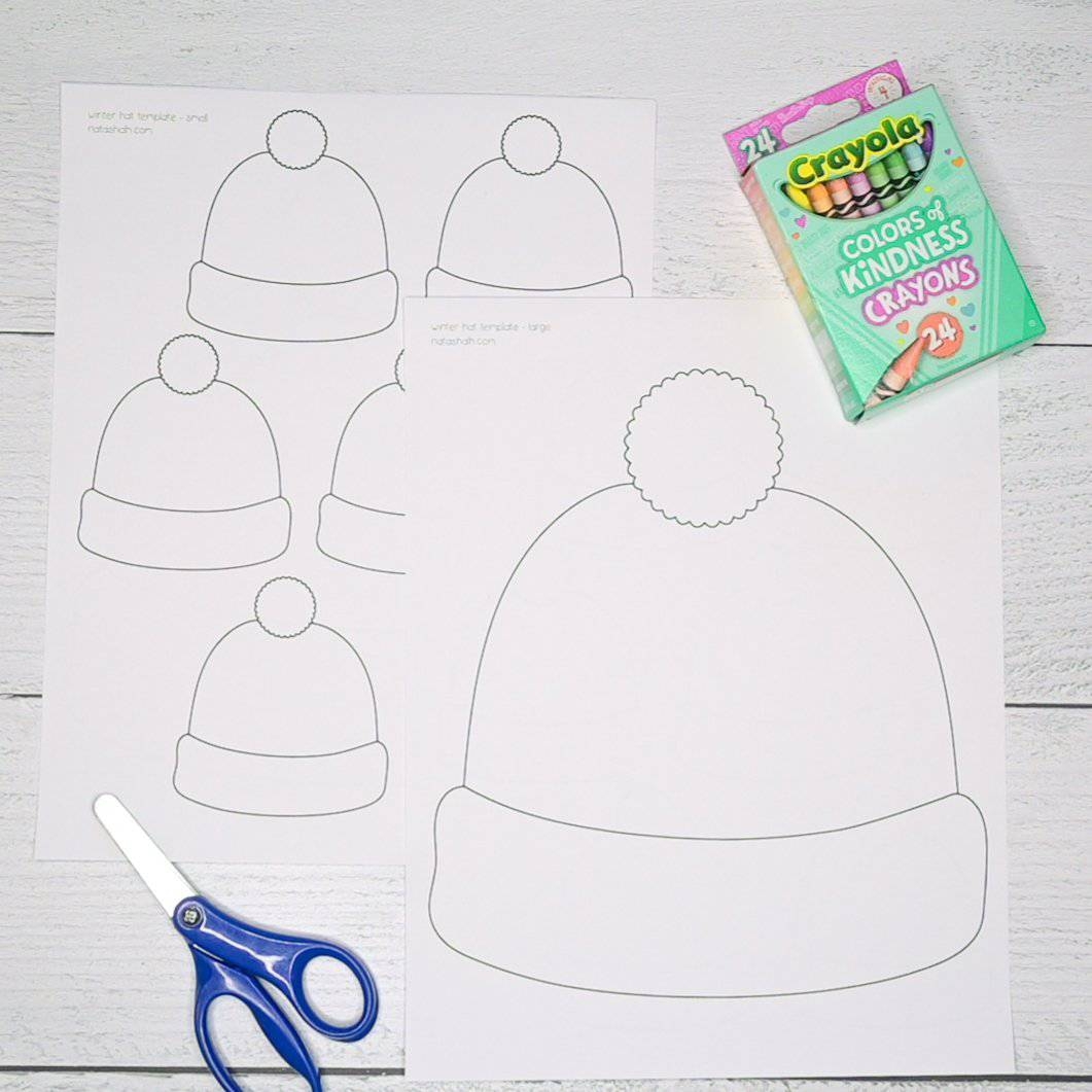 Free Winter Hat Template Printables The Artisan Life