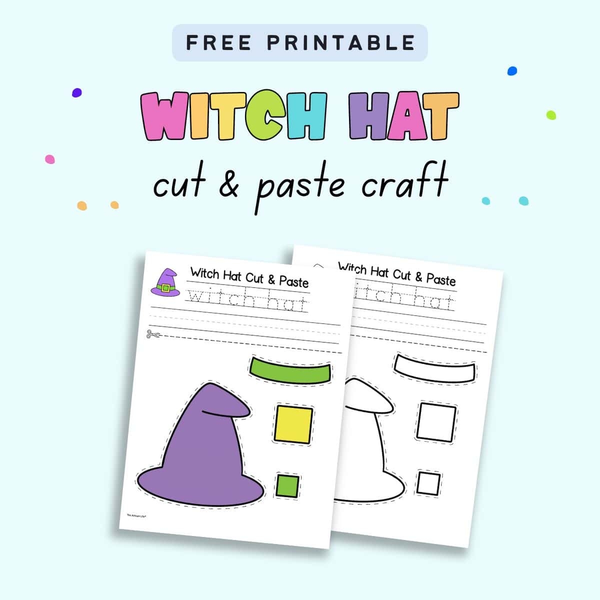 Free Printable Witch Hat Template
