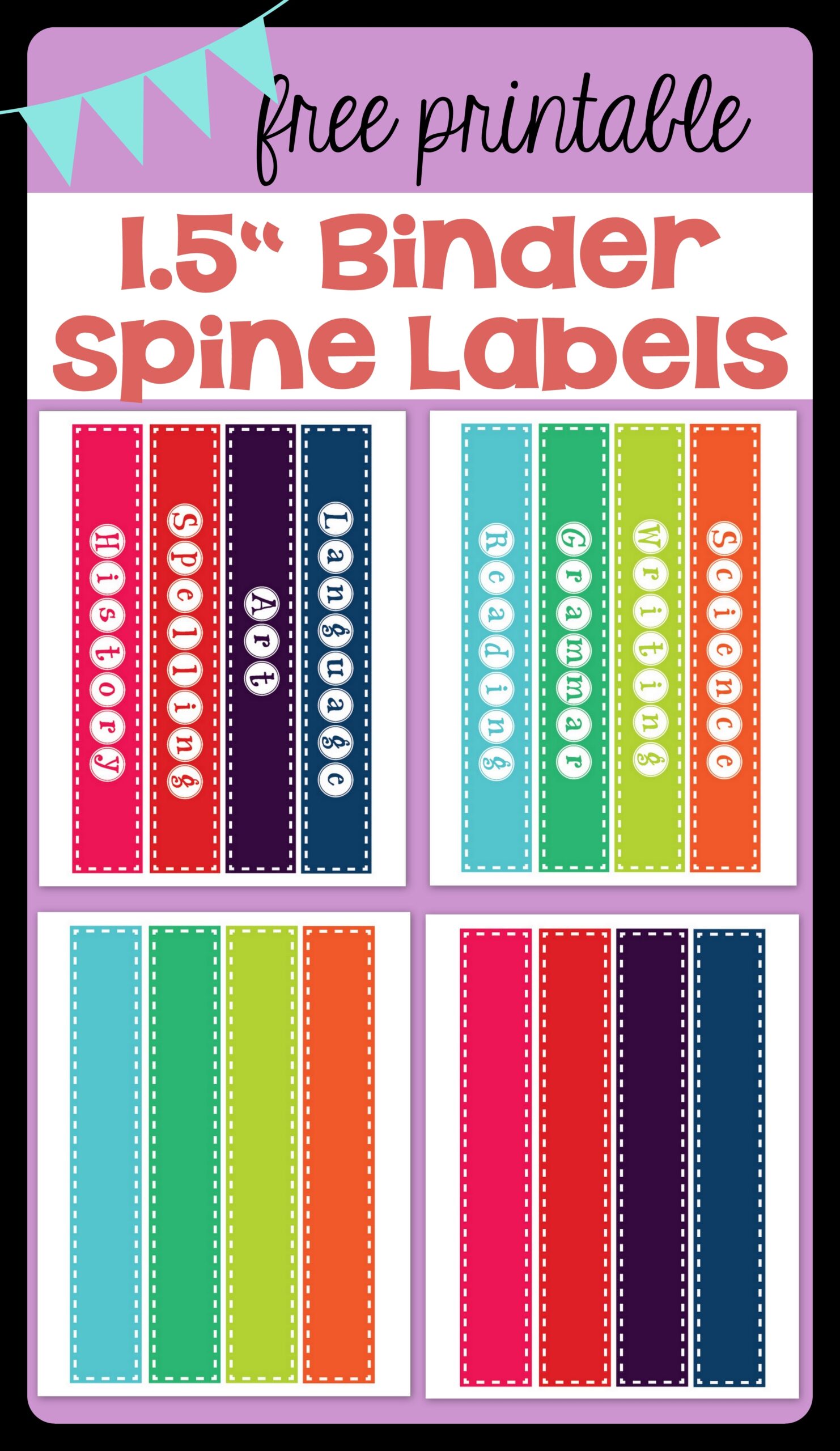 FREEBIE Binder Spine Labels Vanilla Joy Worksheets Library FREEBIE Binder Spine Labels Vanilla Joy Worksheets Library