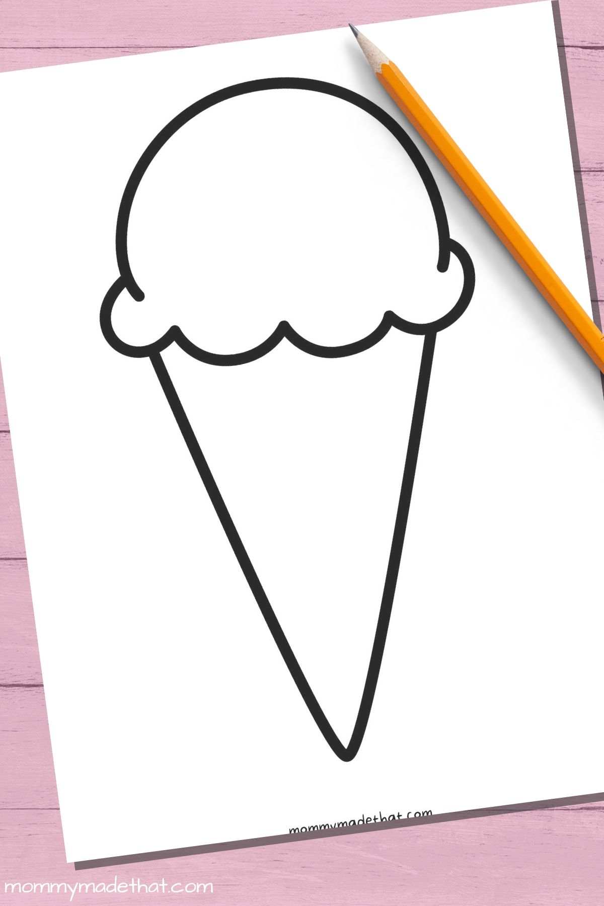 Ice Cream Cone Template Free Printable Ice Cream Cone Template Free Printable