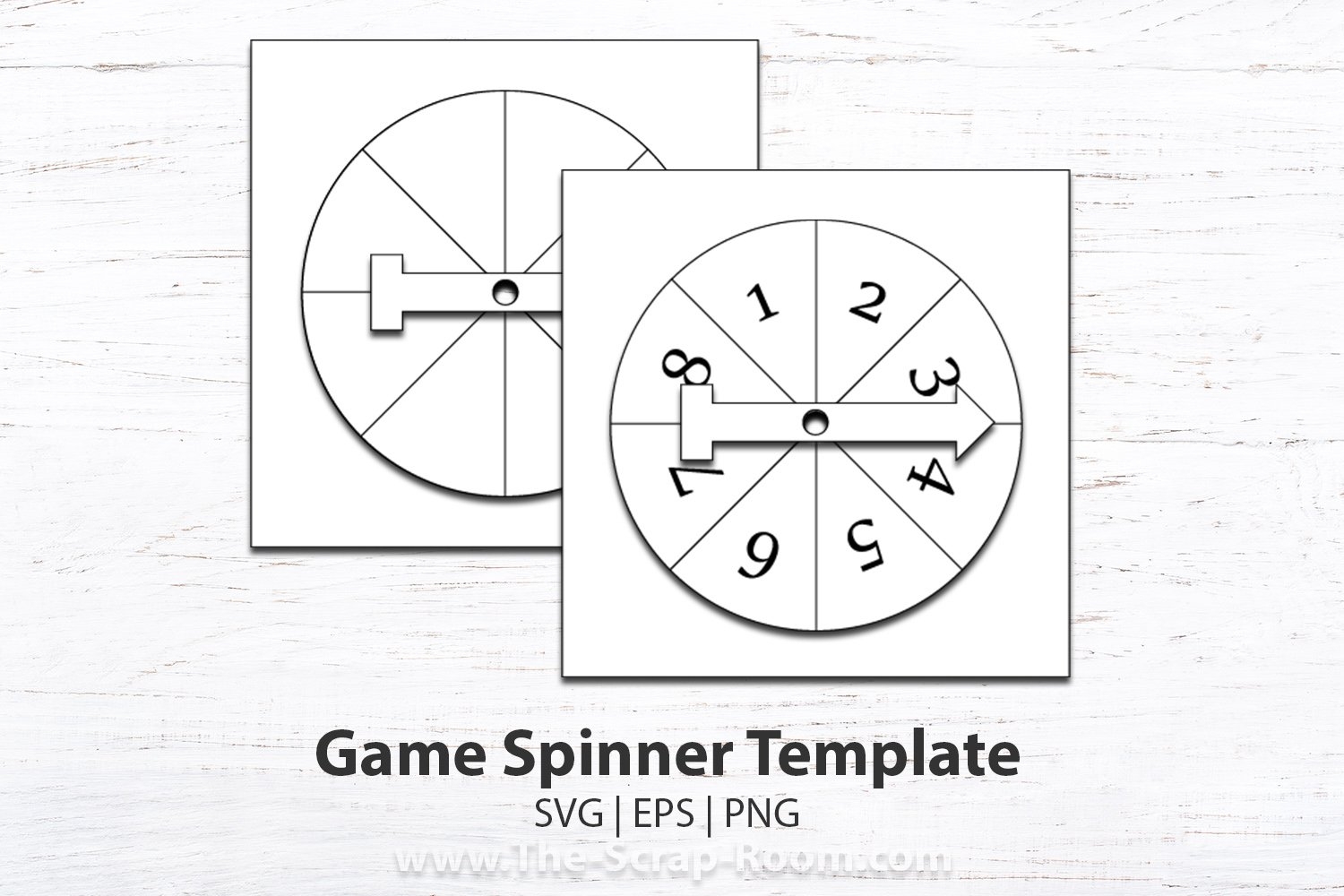 Game Spinner Wheel Template 2 Blank Spinner
