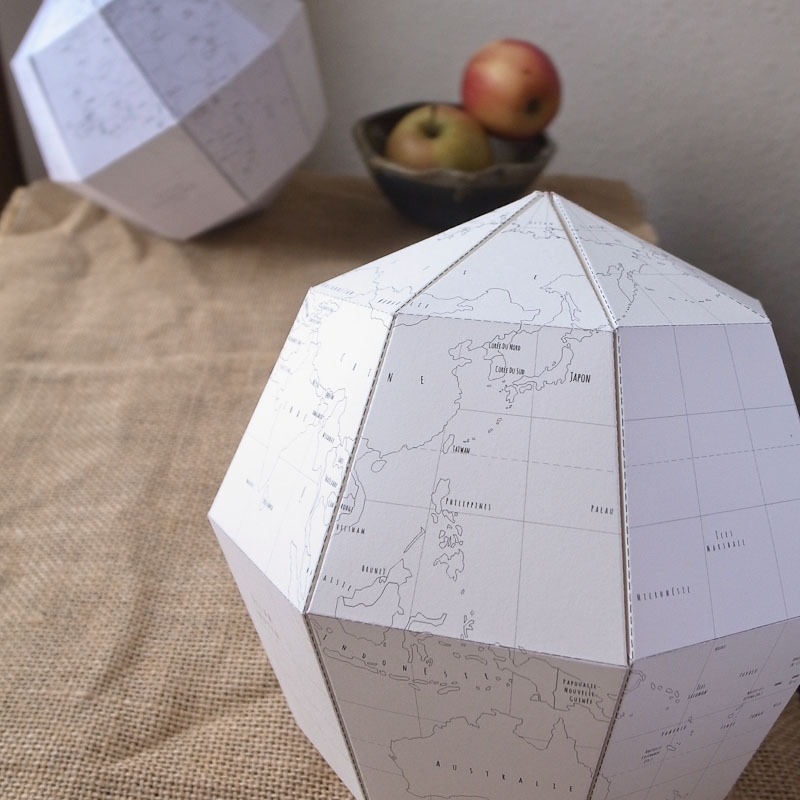 Free Printable 3d Globe Template