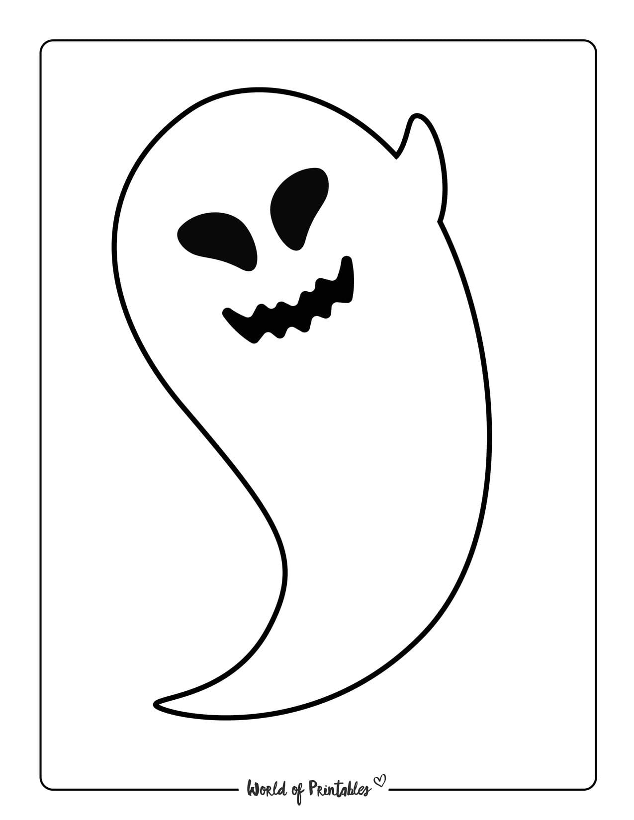 Free Ghost Printable Template Free Ghost Printable Template