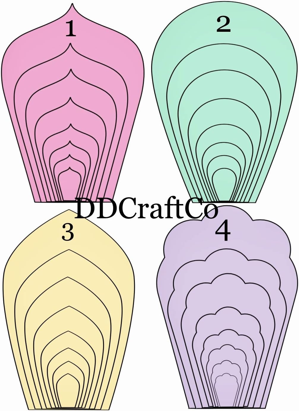 Large Flower Template Free Printable