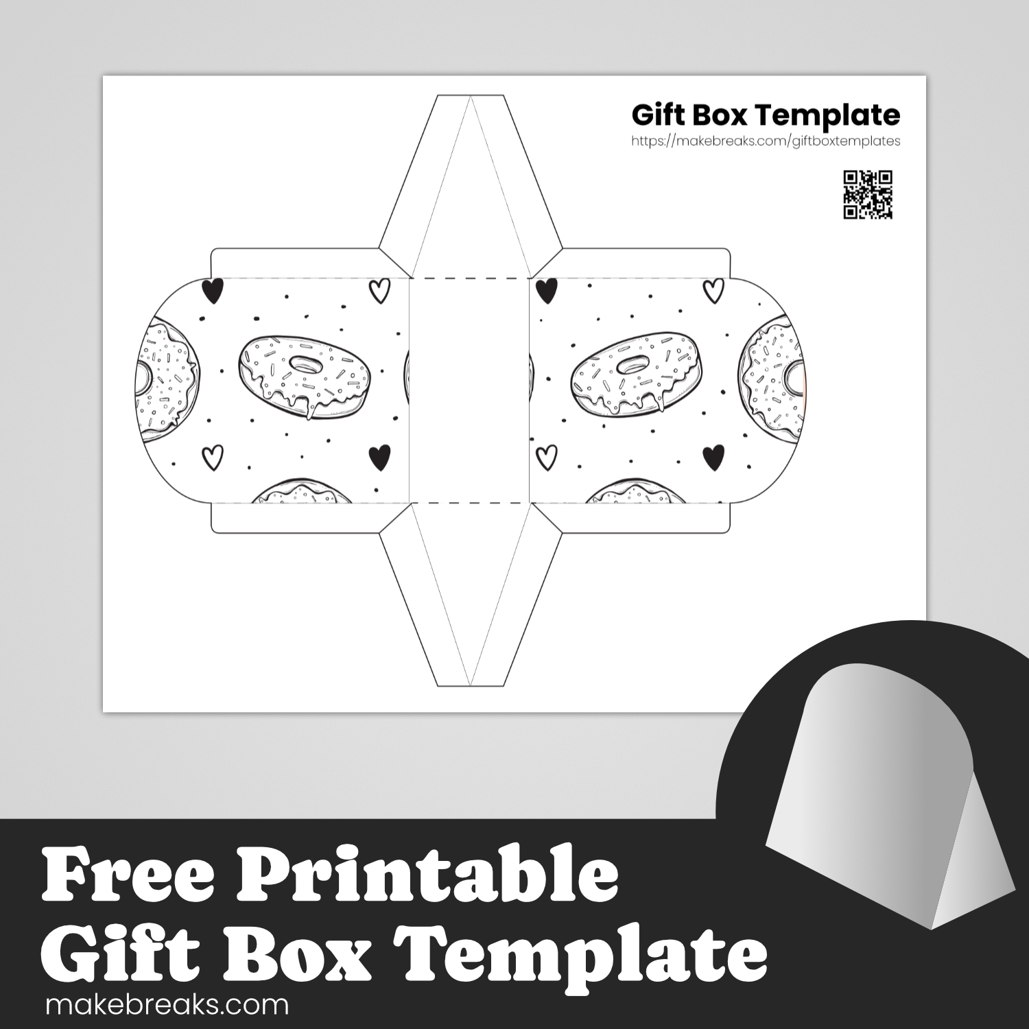 Gift Box And Gift Bag Templates Archives Make Breaks