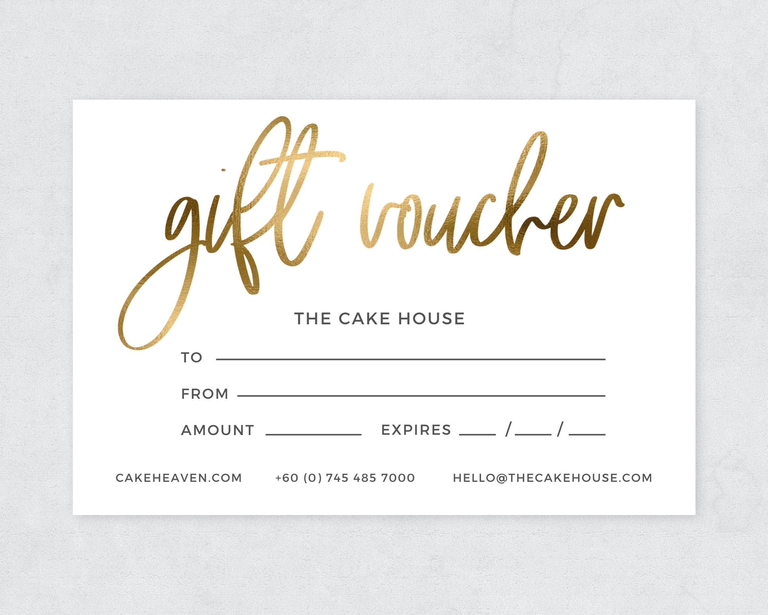 Free Printable Voucher Template