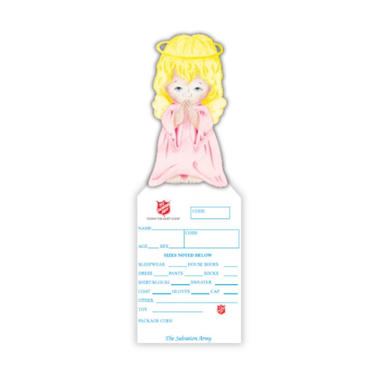 Free Printable Angel Tree Tags Template