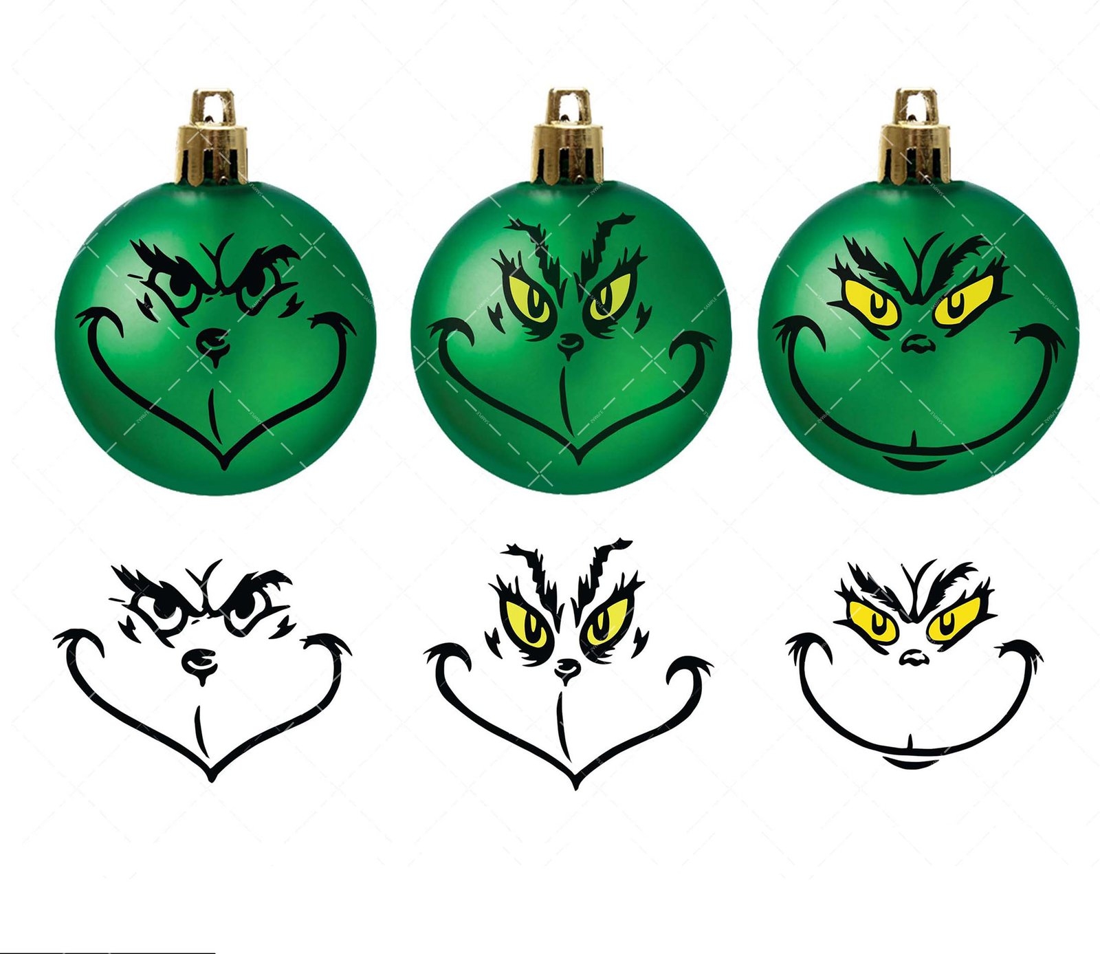 Free Printable Grinch Face Template Free Printable Grinch Face Template