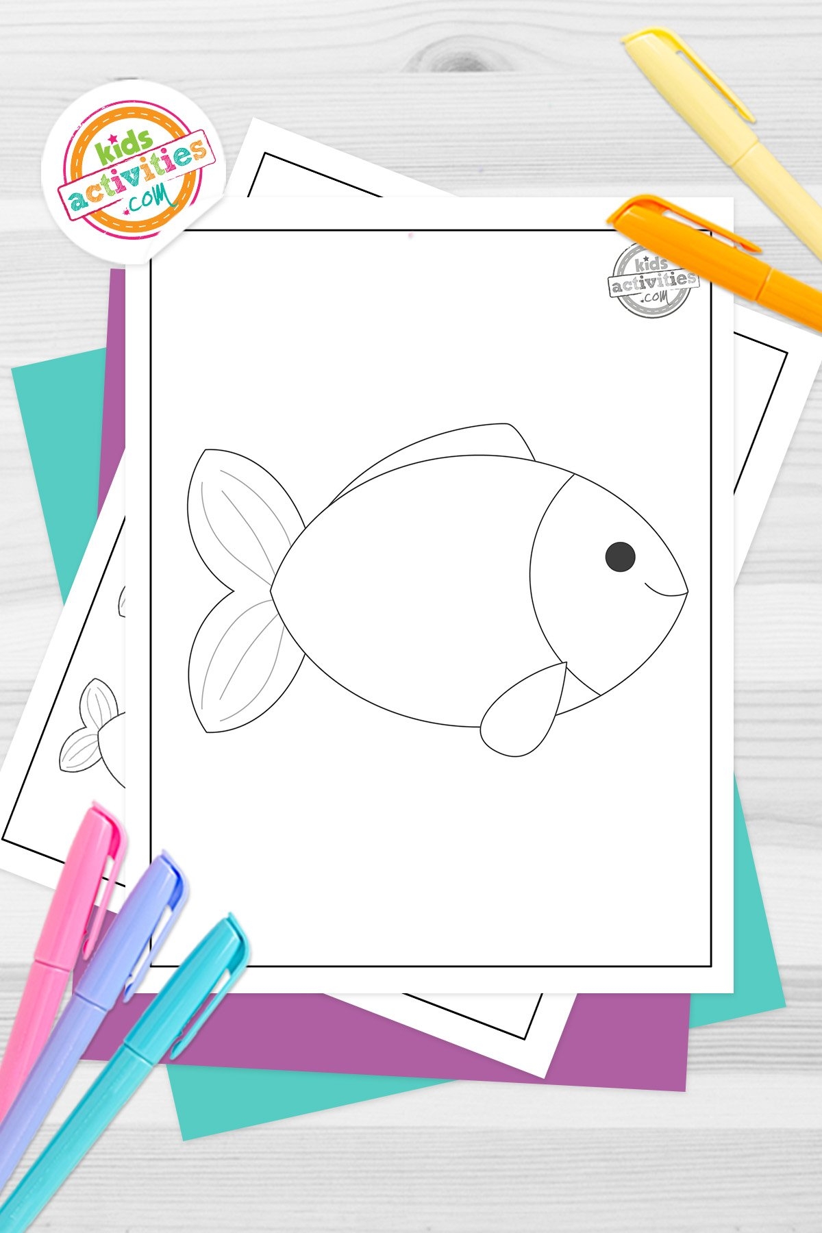 Gulp Gulp Free Fish Template To Print Kids Activities Blog
