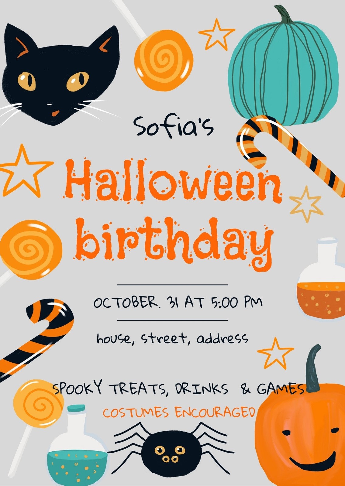 Halloween Invitations Free Printable Template Halloween Invitations Free Printable Template