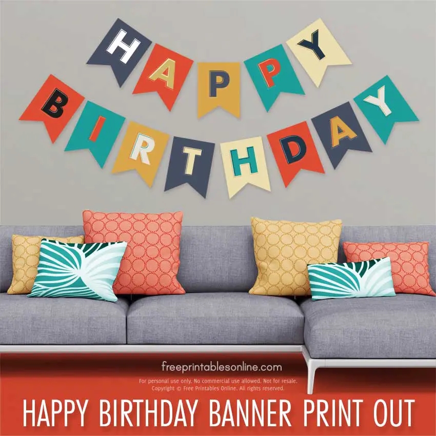 Happy Birthday Banner Print Out Free Printables Online Happy Birthday Banner Print Out Free Printables Online