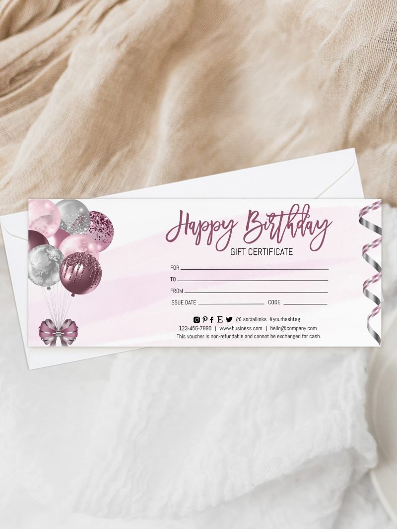 Free Printable Birthday Coupon Template