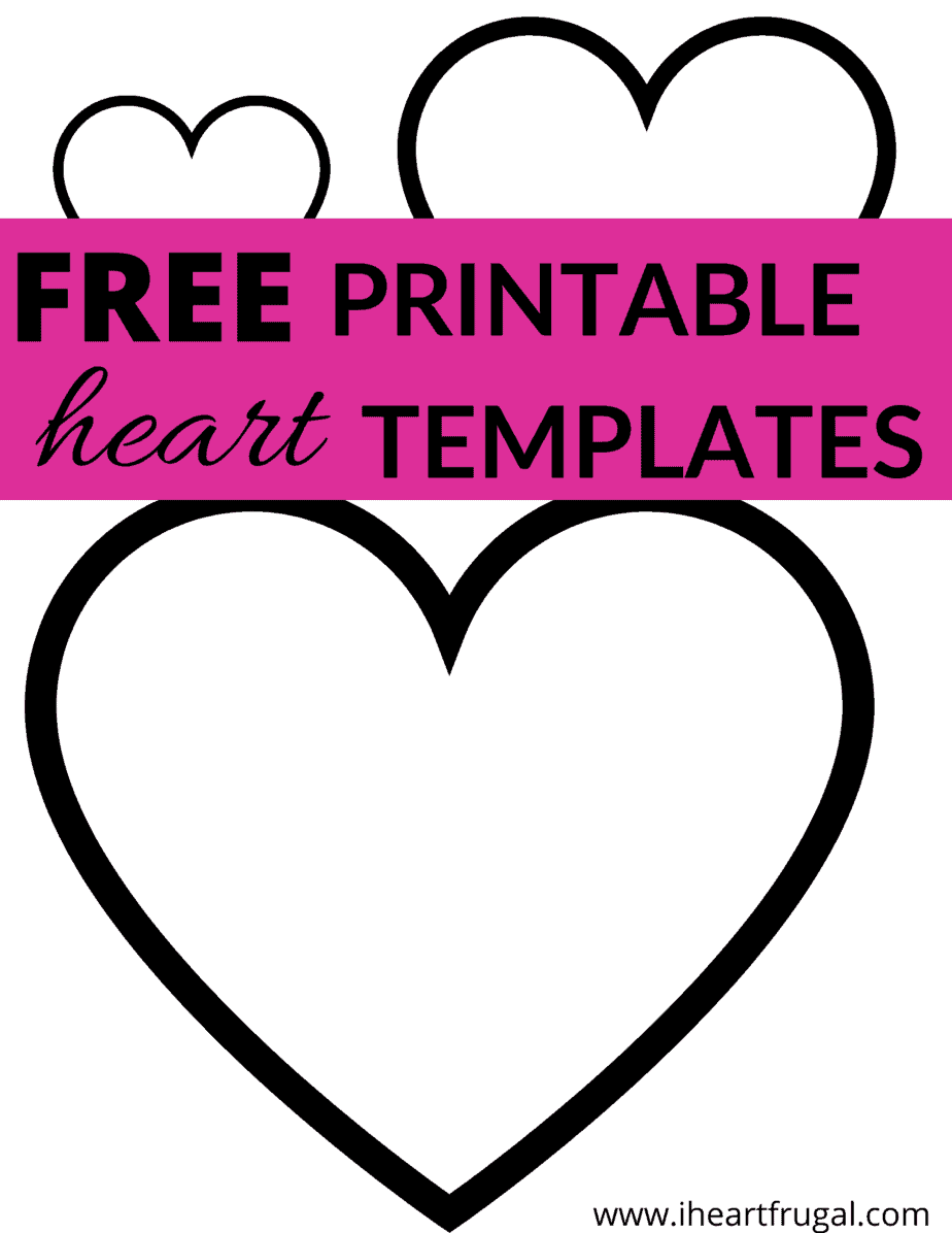 Printable Heart Templates Free