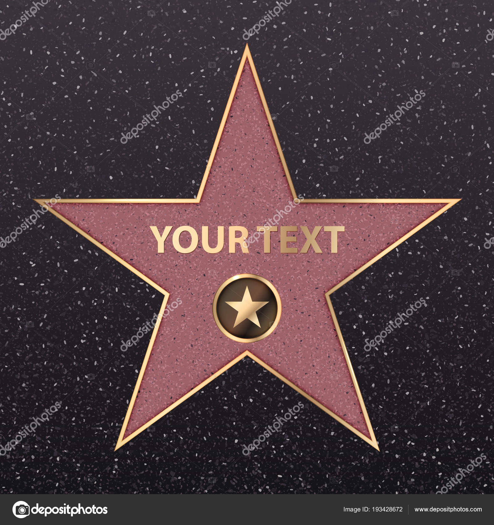 Hollywood Star Vector Images Depositphotos