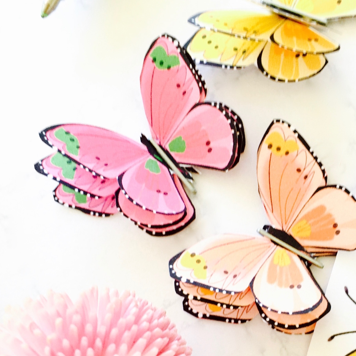 How To Make A 3d Paper Butterfly Free Printable Butterfly Sticker Sheet Schmetterlinge How To Make A 3d Paper Butterfly Free Printable Butterfly Sticker Sheet Schmetterlinge