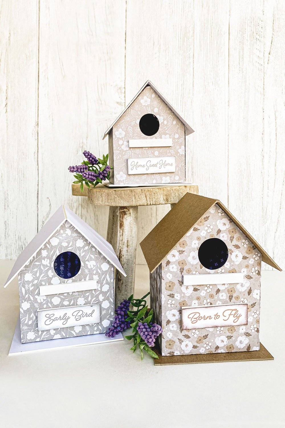 How To Make DIY Paper Birdhouses For Spring With Free Templates How To Make DIY Paper Birdhouses For Spring With Free Templates