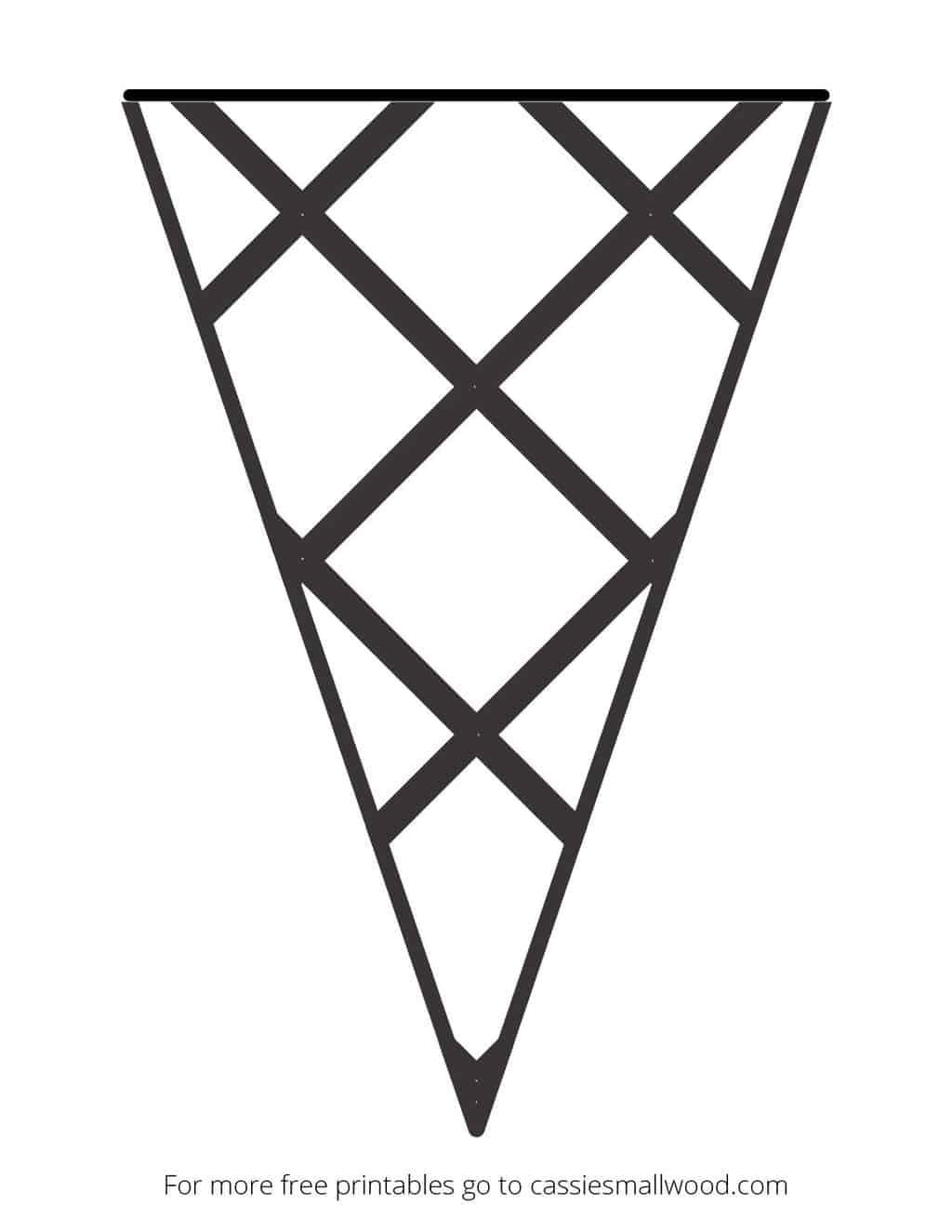 Free Printable Ice Cream Cone Template